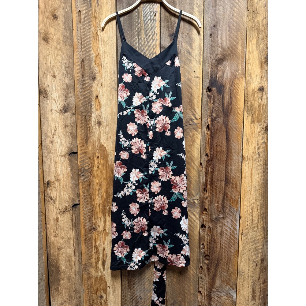 Floral Midi Slip Dress Womens M Cottagecore Coquette Tea Party Fairy Romantic